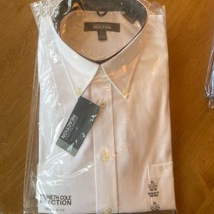 Mens button down shirt. Size 17-17 1/2 X 34/35. (XL).